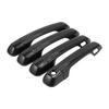 REPAIROCK Exterior Door Handle Covers for Toyota 4Runner Car Door Handle Protectors with Two Carbon Fiber Black 4-Piece 2010-2019, Keypads, Pattern,
