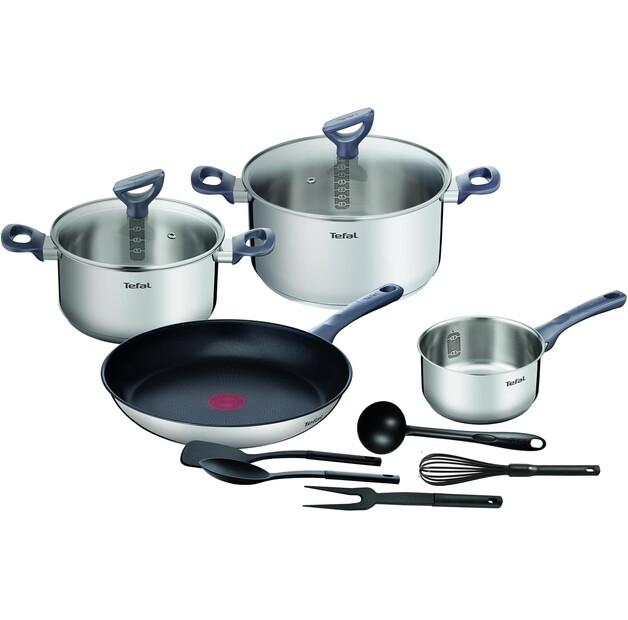 Набор сотейников Tefal G713SB Daily Cook, 11 предметов (G713SB45)