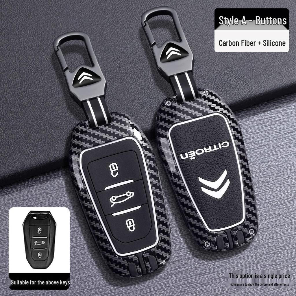 Citroën Versailles C5X Full-Cover Key Protector, 21 Buckles, Premium Car Key Bag