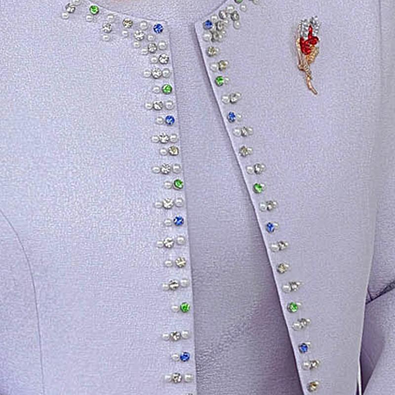 Set Elegant Două Piese Rochie Mamă Mireasă