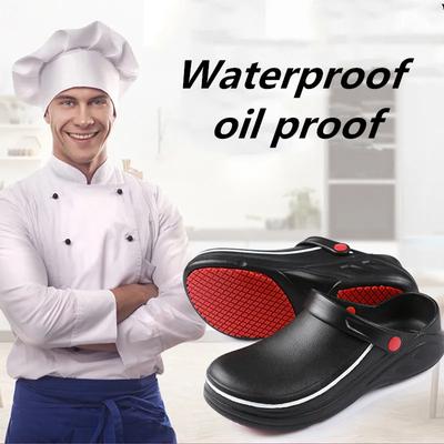 Papuci de casă pentru bărbați, papuci antiderapanți, impermeabili, rezistenti la ulei, papuci de bucătărie pentru femei, pantofi de bucătar-șef, mărime mare 36-47