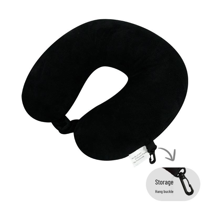 U-Shaped Foam Neck Pillow for Travel, Office Naps, and Car Support