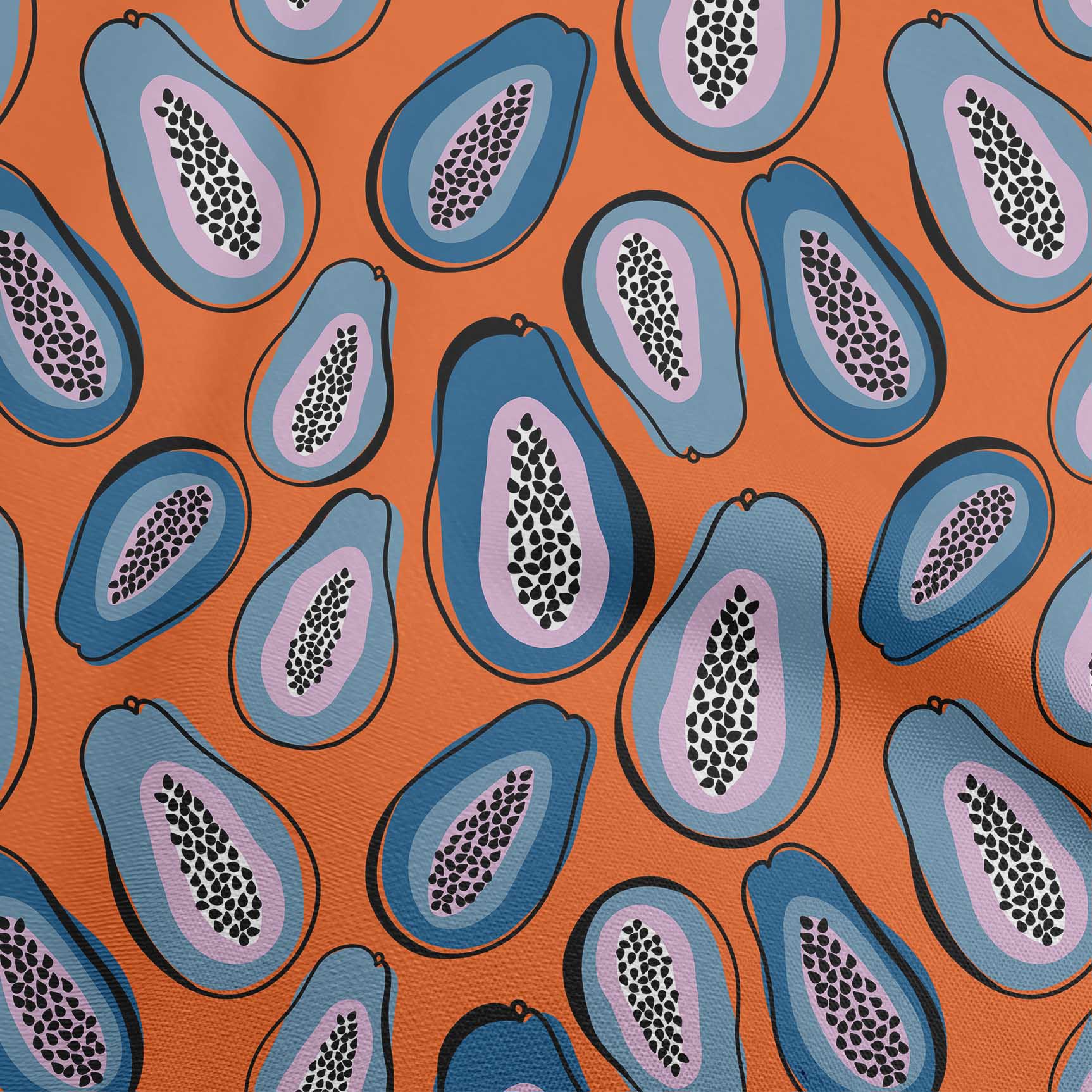 

oneOone Бавовняна гнучка коричнева тканина Папайя Приладдя для стьобання Тканина для шиття з принтом у дворі 40 дюймів 42 Inch Wide - Viscose Chiffon помаранчевий