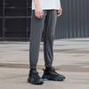 Li Ning Badfive Sports Basketball Series Cuffed Sports Casual Long Pants Men bottoms Gray AYKR133-4