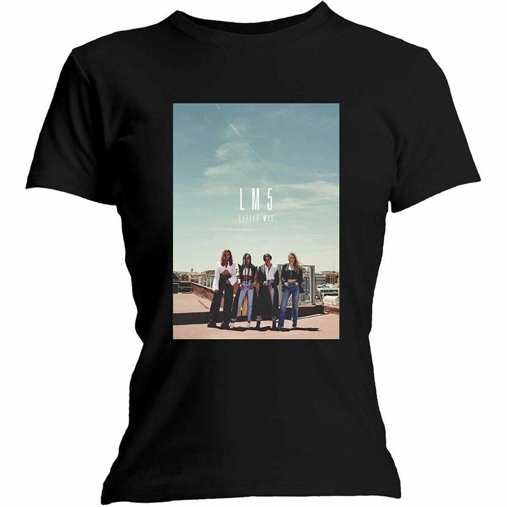 Official Little Mix LM5 Ladies Black T Shirt Little Mix Ladies Tee S