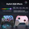 RGB Wireless BT Controller for Nintendo Switch 1/2/OLED Gamepad for Android Phone/PC Hall Effect Joystick with Turbo Function