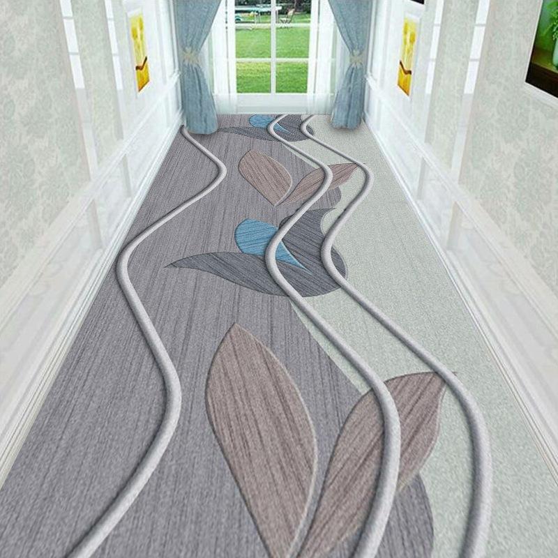 Kreativer 3D-Gartenblumenteppich für Wohnzimmer, Schlafzimmer, Bodenmatte, moderner Blumendruck, Flurteppich, Bodentürmatte