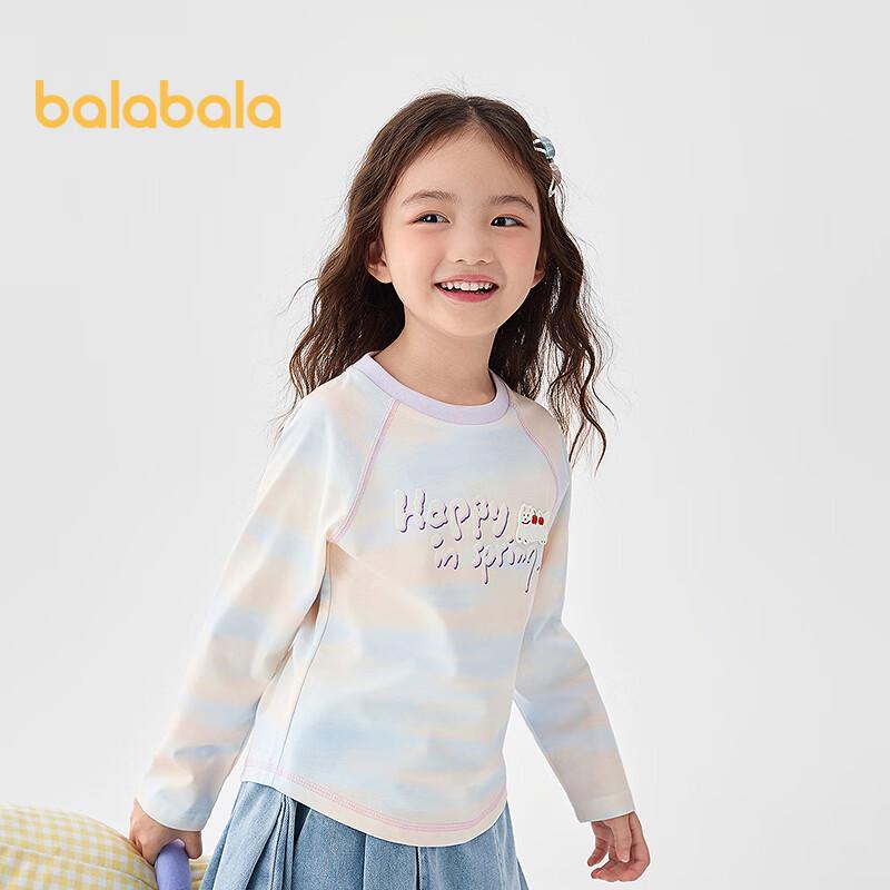 Balabala Girls  Cute Long-Sleeve T-Shirt 90