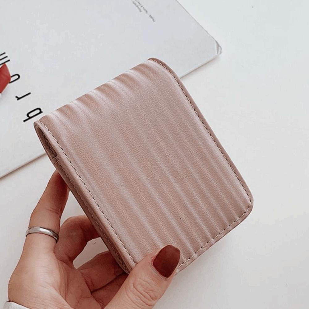 Pu Leather Lipstick Bag Lipstick Storage Box Lipstick Storage Bag Simple Mini Cosmetic Bag Outdoor розовый