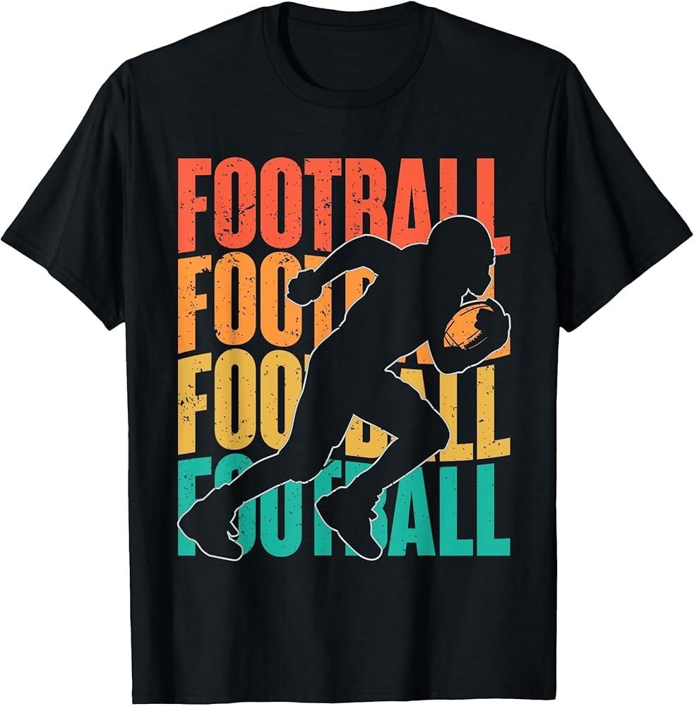 Retro Vintage American Football Season Party Footballer T-Shirt Unisex T-Shirt