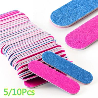 Double Sided Nail File Disposable Nail Equipment Accessories Buffer Files Manicure Tools Salon