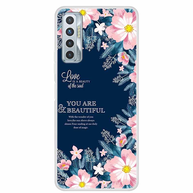 For Tecno Camon 17P Case Luxury Silicone TPU Soft Cover Phone Case For Tecno Camon 17 CG7 CG6 1 7 Coque Shockproof Cartoon Funda