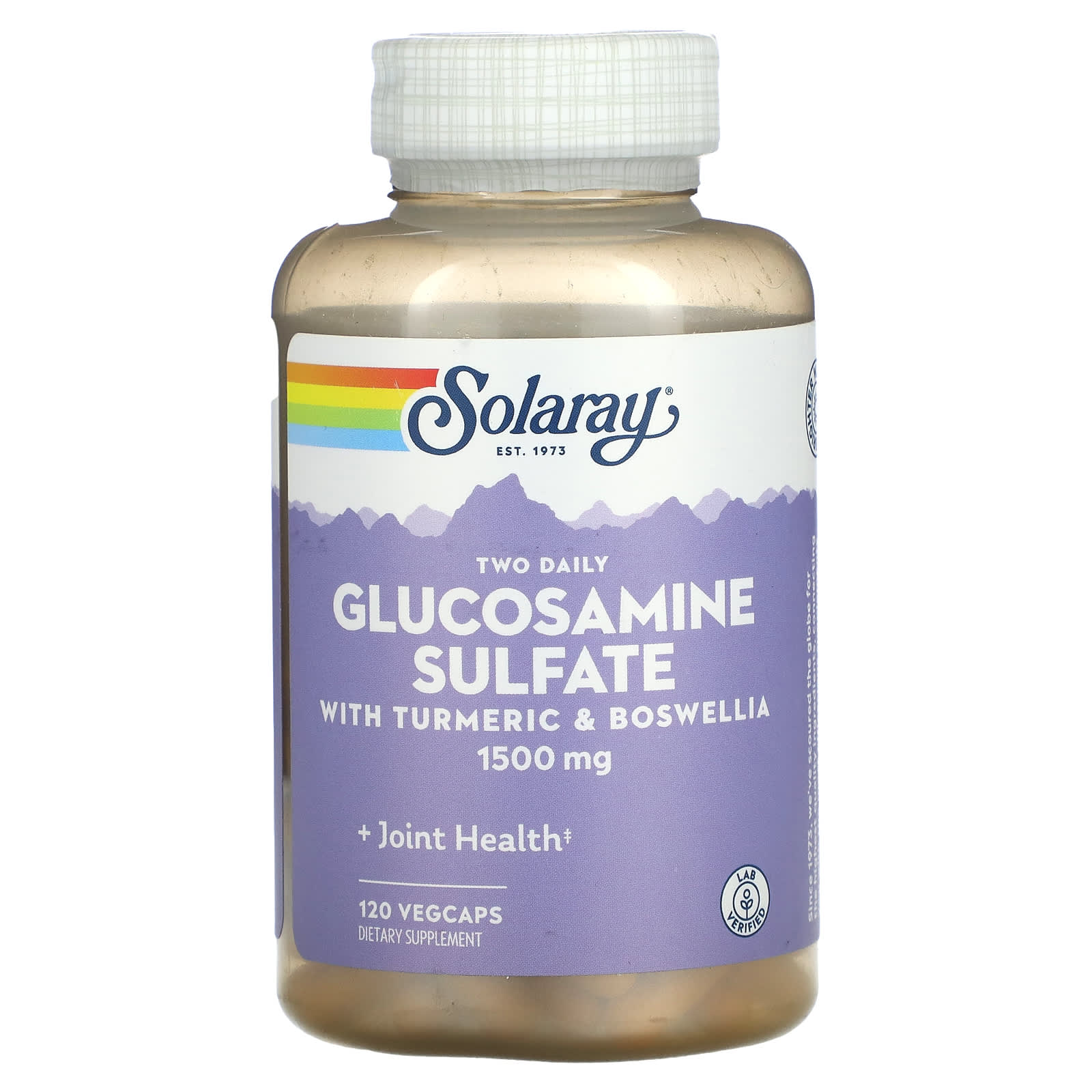 

Two Daily Glucosamine Sulfate, 1,500Mg, 120 Veggie Caps