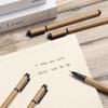 Writing Tool Stationery Green ECO Friendly Signature Pen Gel Pens Kraft Paper Pen Writing Supplies