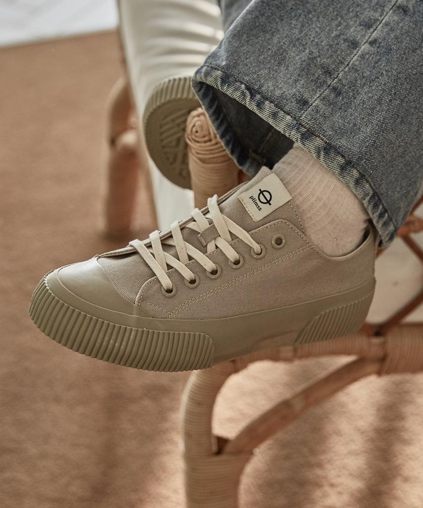 Plimss Canvas Shoes Ark012 Beige