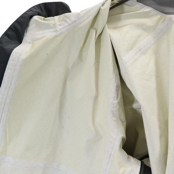 Patagonia Logo Long Sleeve Nylon Zip Hoodie S Gray Outdoor Ventilation Men's Used