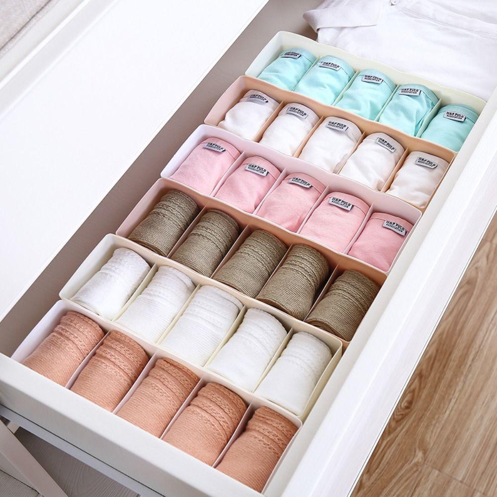 Can Be Stacked Underwear Storage Box Compartments Socks Case High Quality Bras Storage Box