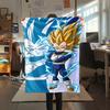 Coperta in Flanella con Stampa Personaggi Dragon Ball, Alta qualità Confortevole per Tutte le Stagioni, Arredamento per la Casa, Calore e Comfort, Perfetta per Regali di Natale