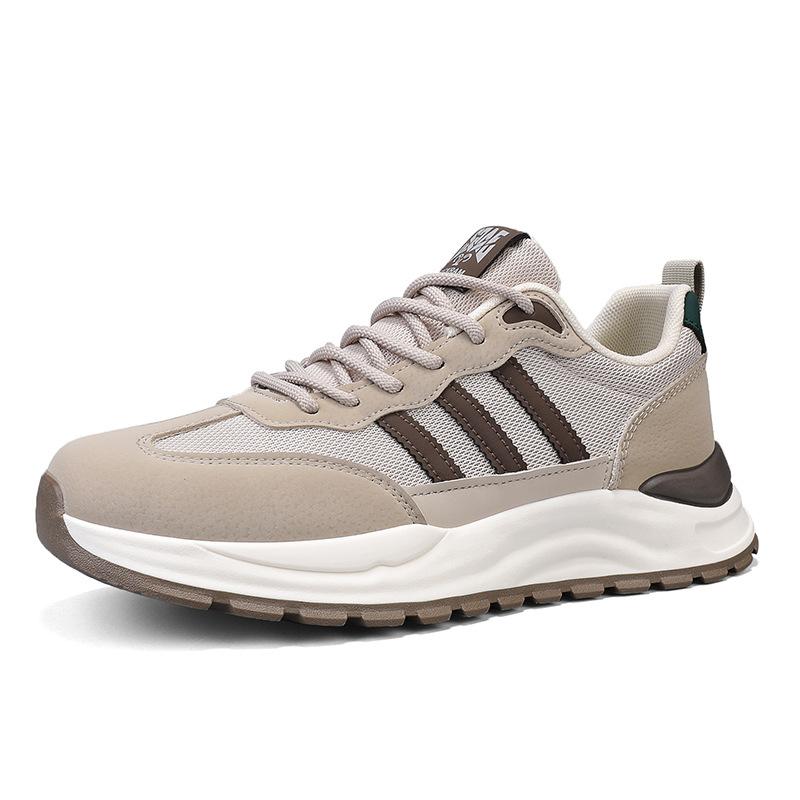 

Foreign trade export men s shoes summer breathable mesh dad shoes soft sole light Forrest Gump sports and leisure shoes tide 44 хакі