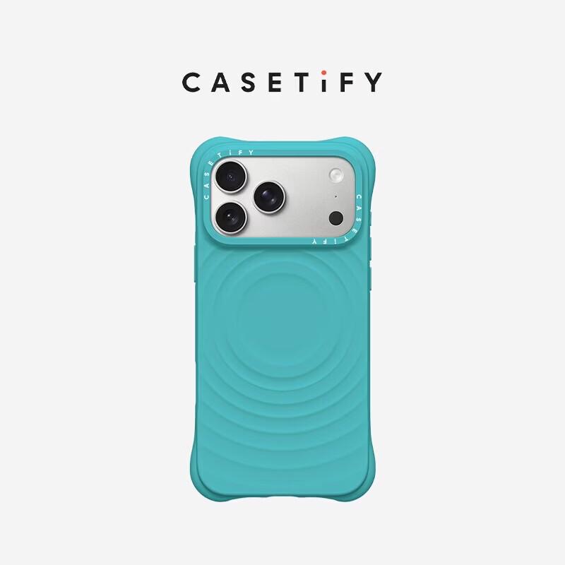 CASETIFY Чехол для iPhone Chromatic Hues Мятно-голубой iPhone 15 Pro