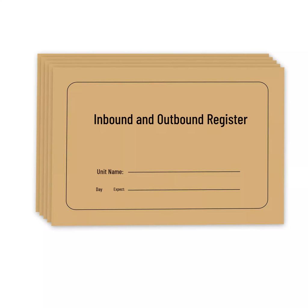 Warehouse Accounting Ledger: Inbound/Outbound Goods Record Book A4