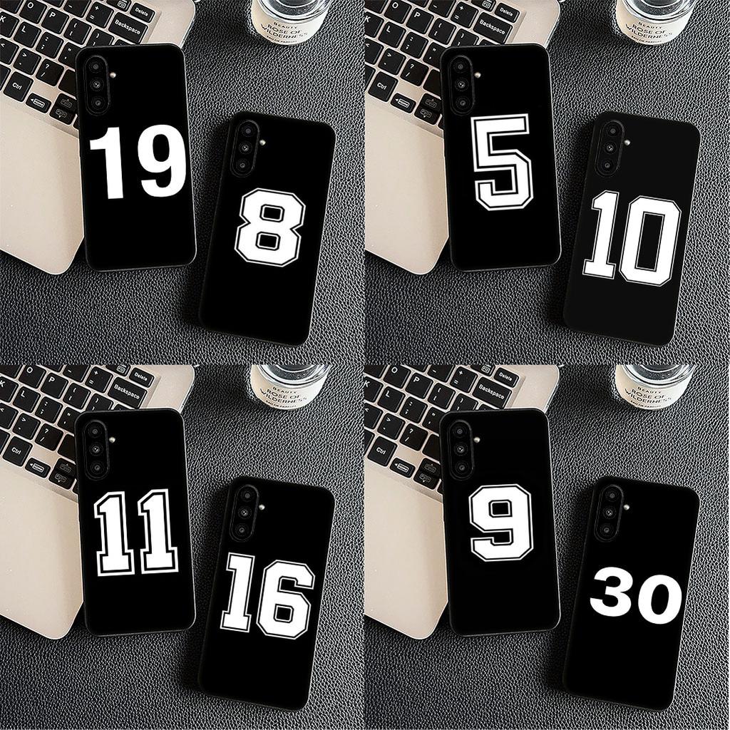 for Apple iPhone 17 16 Plus 13 12 Pro Max Mini X XR Xs ProMax 16E 17+ Air Case Number 30 23 24 10 9 5 Football Basketball Lucky