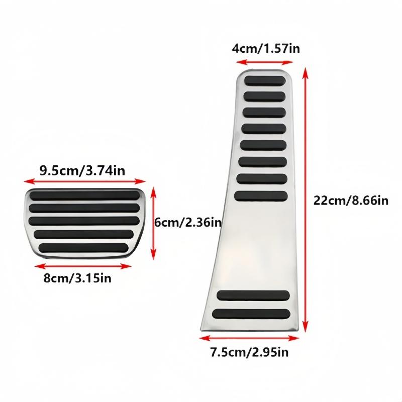 

Для Volvo XC60 XC90 S90 V90 2018 2019 2020 Накладки на педали акселератора и тормоза из нержавеющей стали, педаль для отдыха ноги, аксессуары AT