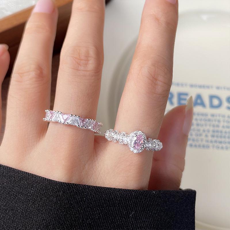 Lan Zhi Korean Dongdaemun Luxury 925 Silver Non-Fading Women's Ring