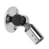 316 Stainless Steel Marine Antenna Base Mount 180 Degree Adjustable 19mm Diameter Rail Boat Ratchet Rail Mount