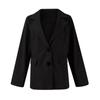 Kvinnor Business Casual Button Lapel Work Jackor Öppen Front Långärmad Fall Outfit