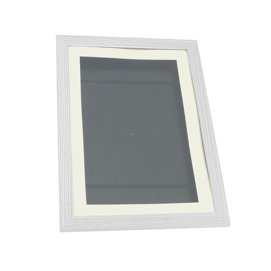 Front Opening Kids Art Frame Changeable Kids Artwork Display Frame Oil Painting Storage Box White