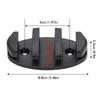 2pcs 87mm Size Zig Zag Anchor Cleat Durable Nylon Marine Fishing Boat Cleat Canoe Cleat  Canoe Use