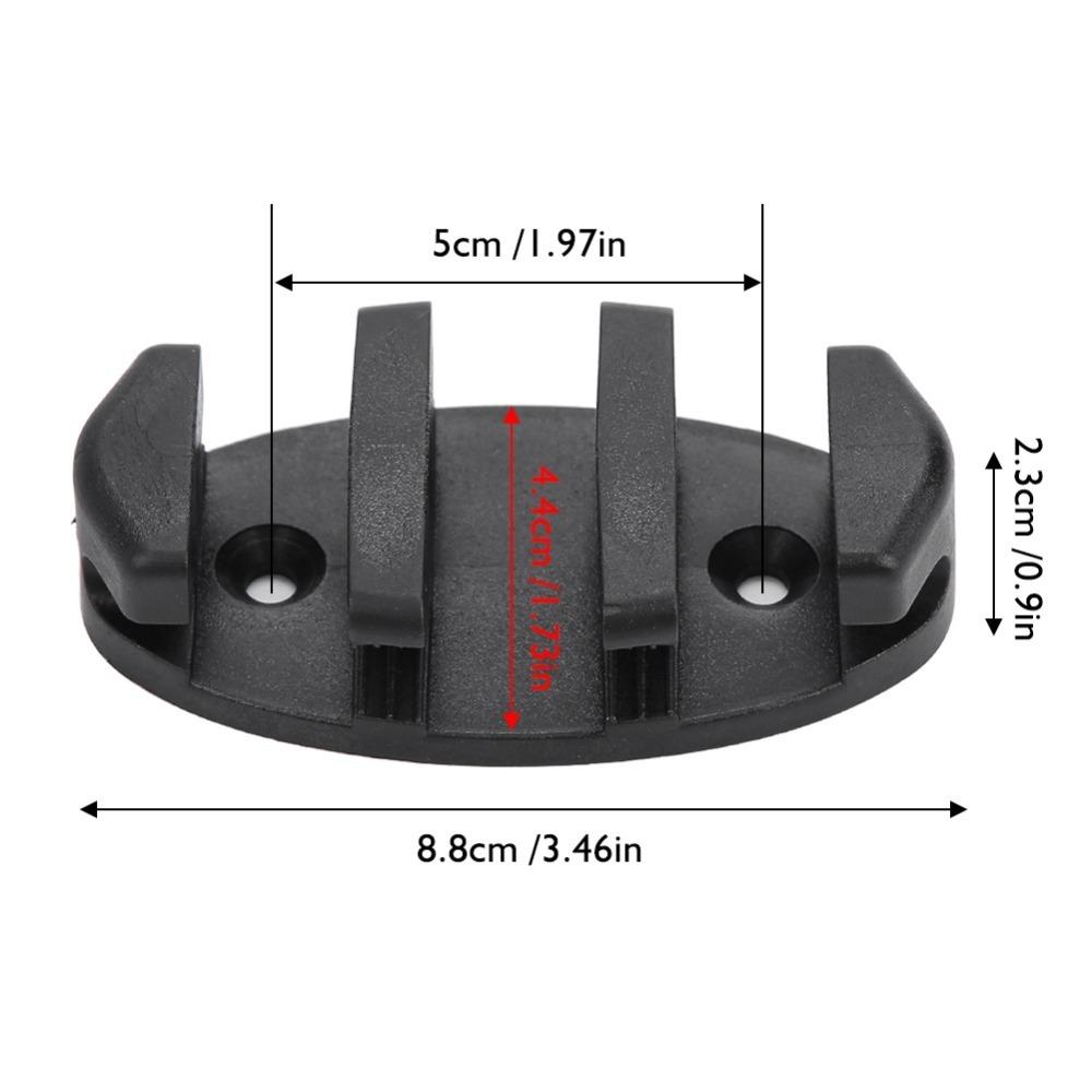 2pcs 87mm Size Zig Zag Anchor Cleat Durable Nylon Marine Fishing Boat Cleat Canoe Cleat  Canoe Use