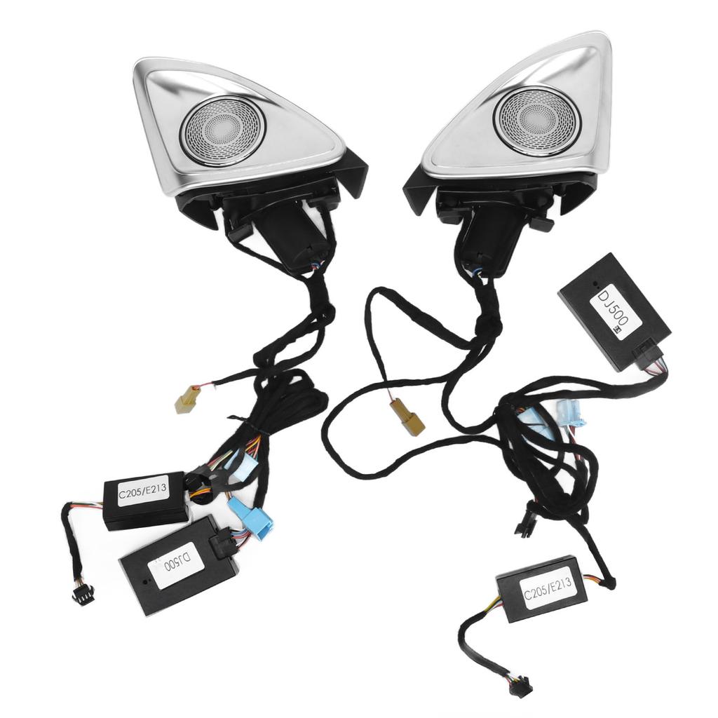 64 Color 4D Rotating Tweeter With LED Ambient Lighting Replacement for Mercedes‑Benz S‑Class W222 Facelift 2018‑2020