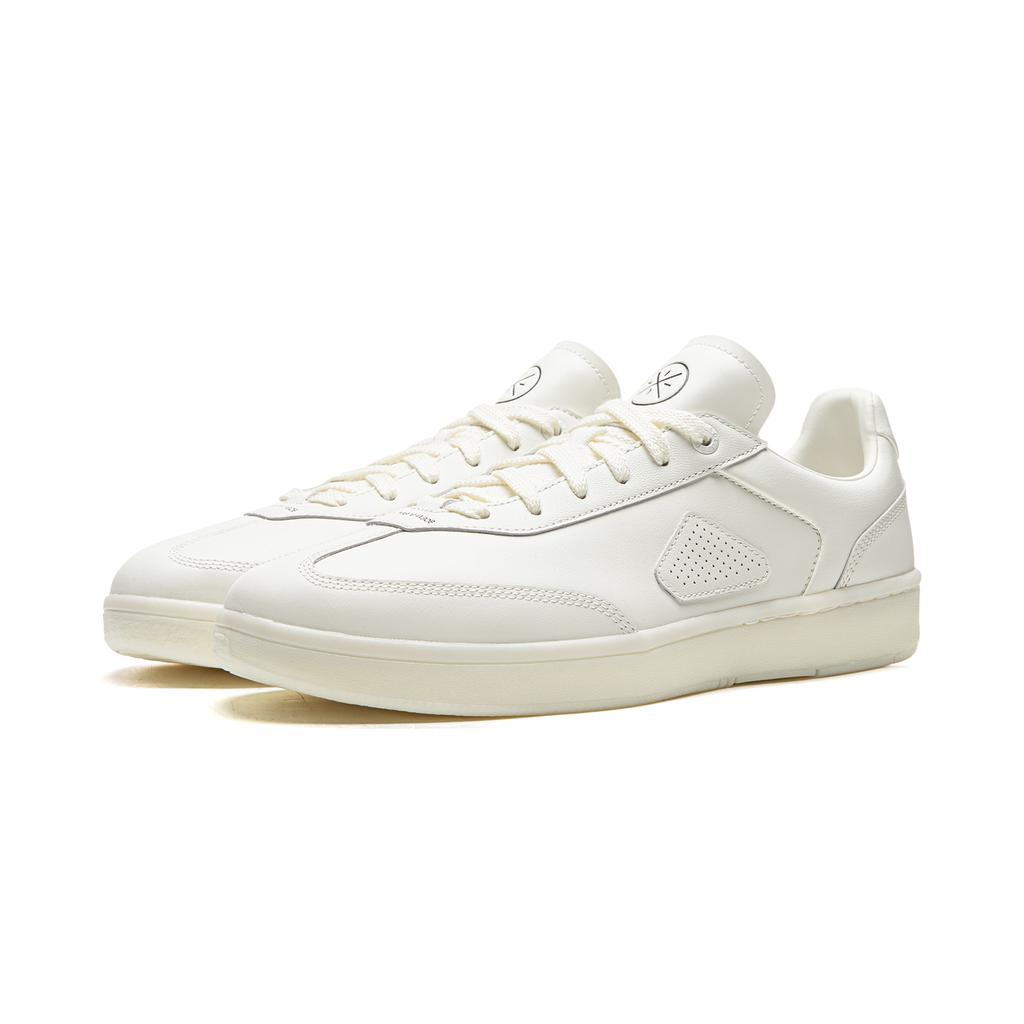 Li Ning Abrasion Resistant Lightweight Low top German Army Trainers Men's White ABCW011-1