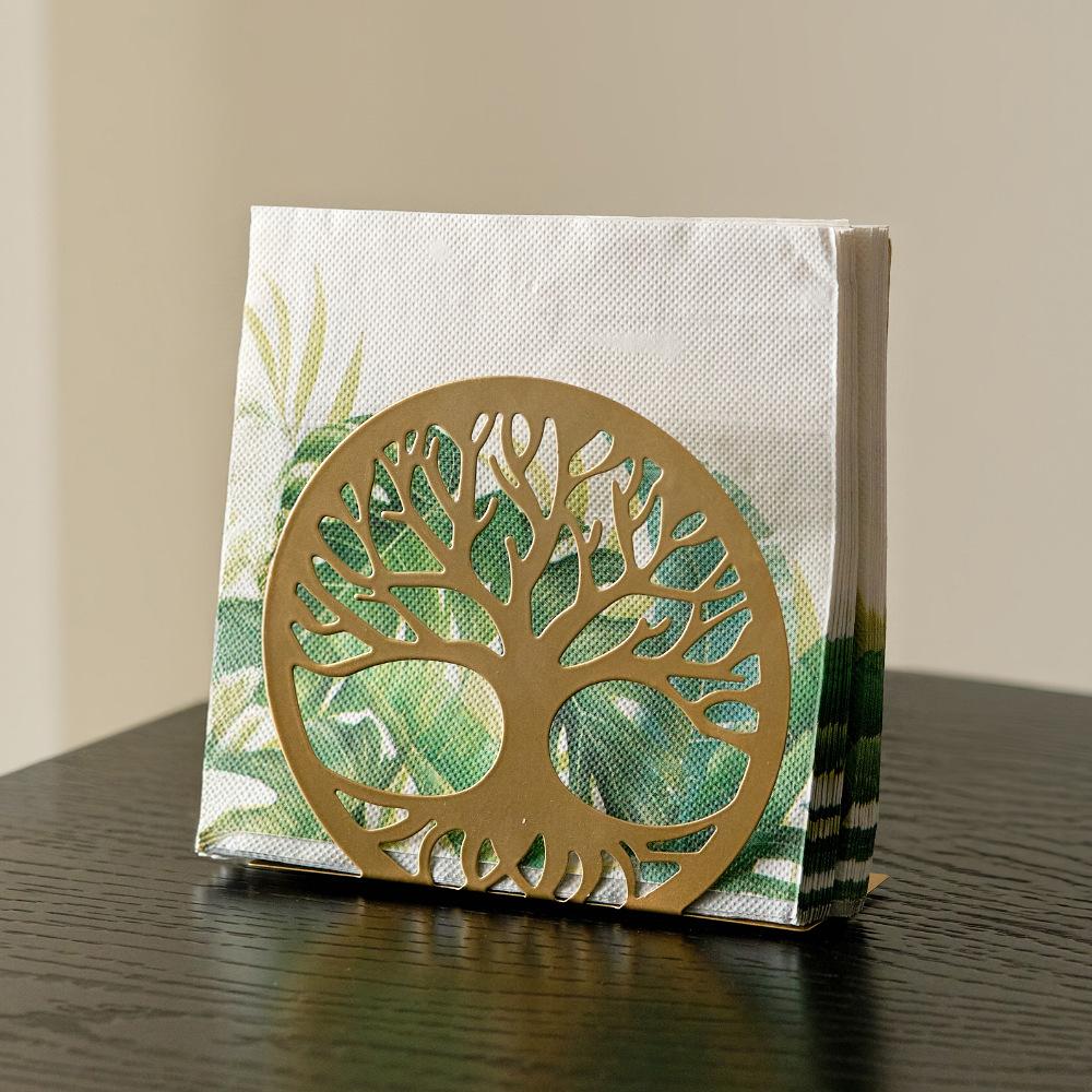 Neuer chinesischer Bartischplatte Café Dekoration Lebensbaum Wohnzimmer Serviettenaufbewahrungsständer