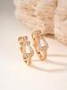Horseshoe Stud Earrings with Diamonds High-quality Jewelry Gifts for Daily Wear, Men and Women Are Not Limited