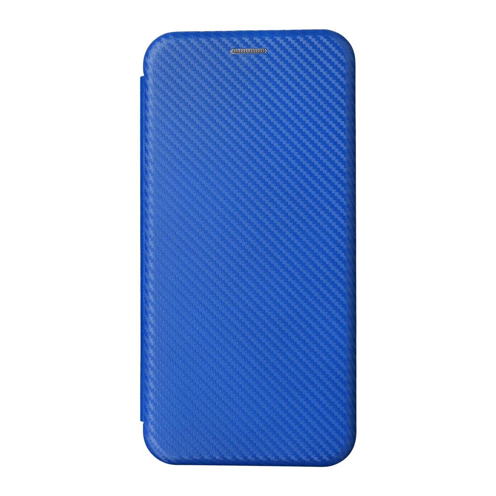 

Huawei Honor X7B Retro Carbon Fiber Flip Phone Case with Card Slot Carbon Fiber синій