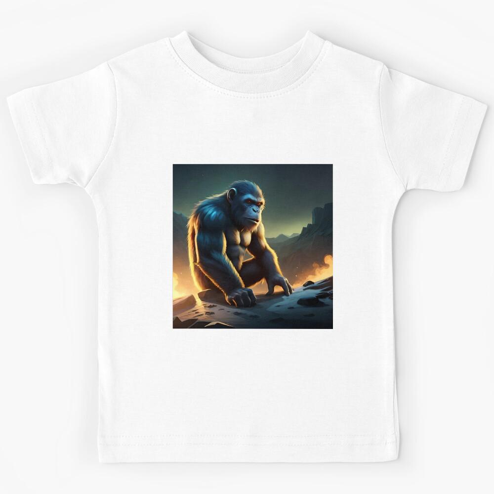 BIG FOOT IN THE DARK Kids T-Shirt 100