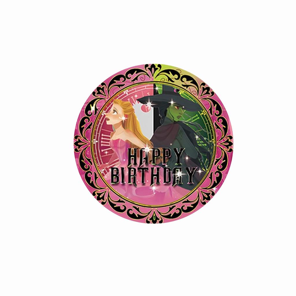 Birthday Theme Party Decoration Banner Pull Flag Cake Flag Balloon- Set