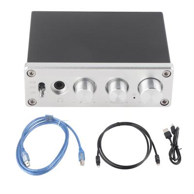 AC Q3 PRO DAC Αποκωδικοποιητής o Αποκωδικοποιητής με Ενισχυτή Ακουστικών για Ακουστικά 3.5MM (Ασήμι)