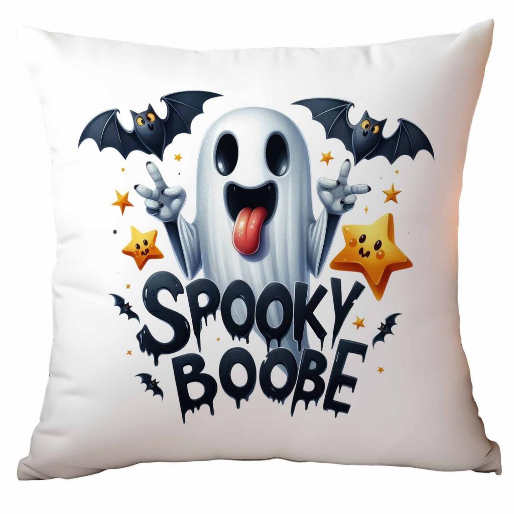 New Popular Halloween Pillowcase Cute Ghost Series Linen Material Halloween Sofa Decoration