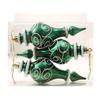 Hand-Painted Flat Candy Christmas Tree Ornament Set