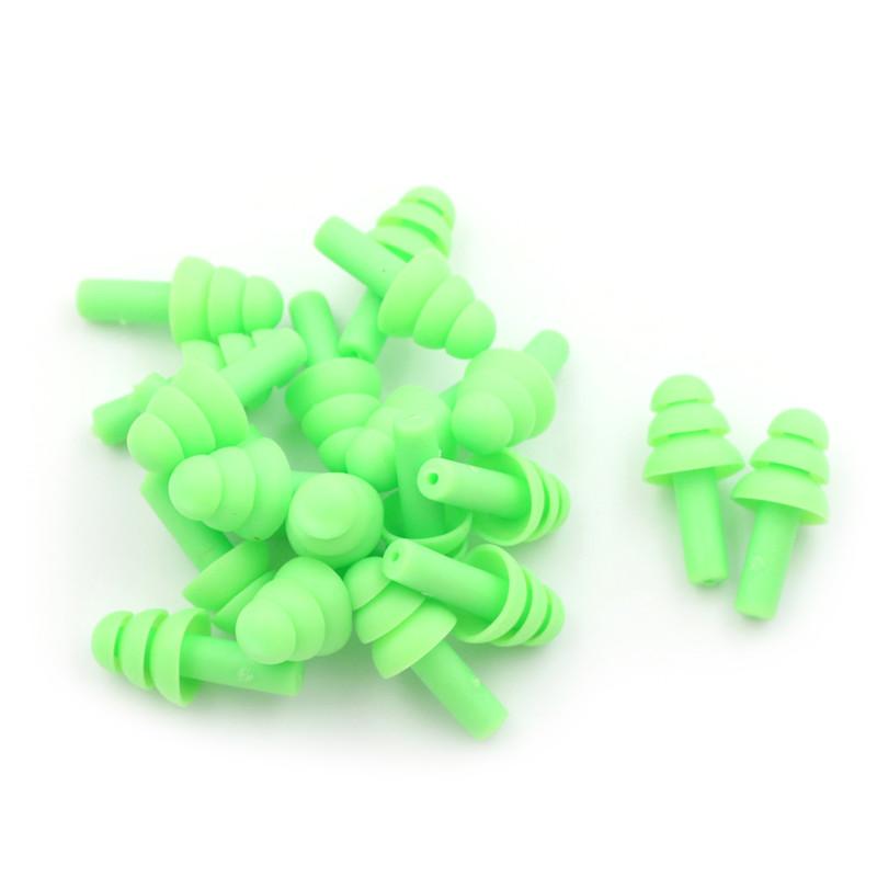 20Pcs Silicone Ear Plugs Anti Noise Earplugs Comfortable For Study Sleep