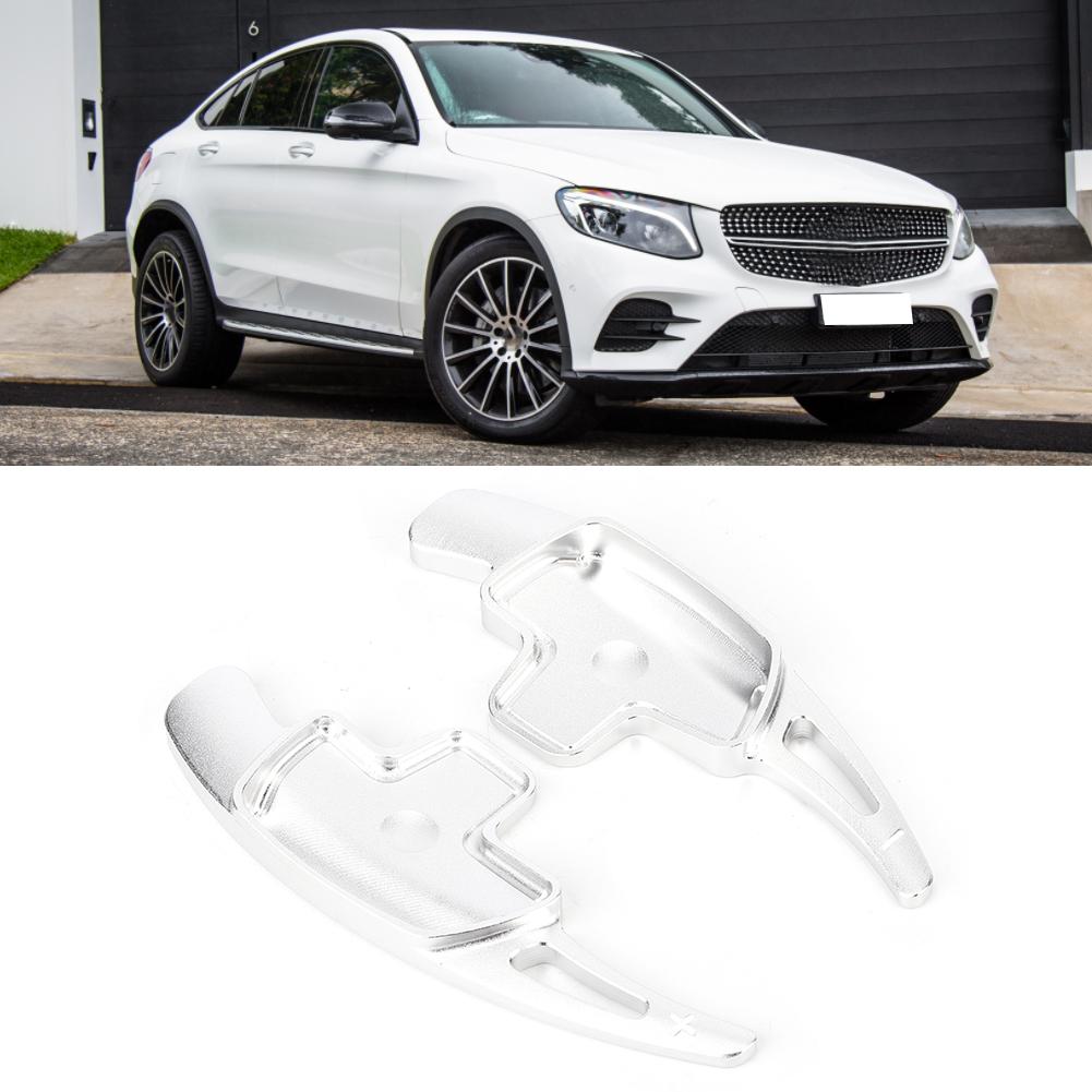 2pcs Steering Wheel Gear Paddle Shift Extension Fit for Mercedes Benz GLC (X205) 2016   2017