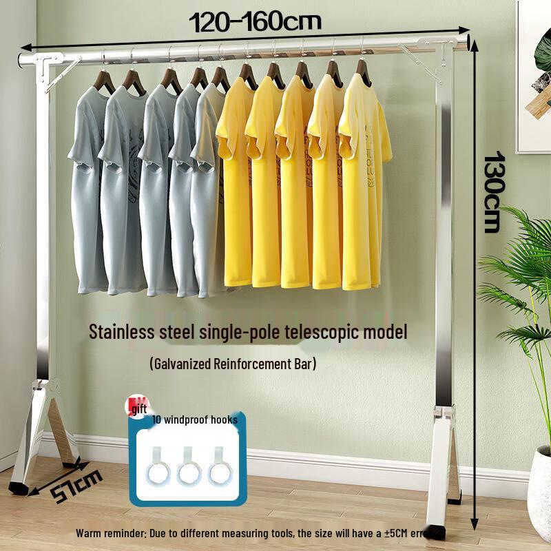 Changbaosen Stainless Steel Folding Retractable Laundry Drying Rack