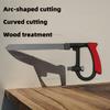 7-in-1 Hand Saw Kit with Steel Hacksaw for Metal Wood Glass Includes 6 Blades Perfect for DIY Woodworking Crafting and Home
