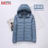 Down jacket women's new short light and thick warm and slim fashion jacket