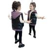 Girls' Fashionable Cotton Vest Jacket - 2025 Winter Style, Thickened Two-Piece Outerwear for Autumn and Winter