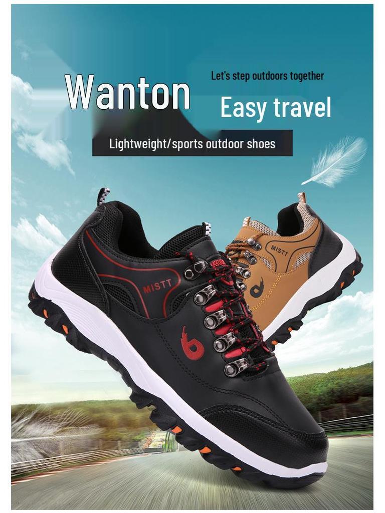 Men's Plus Size Outdoor Hiking and Travel Shoes for Spring and Autumn 2025